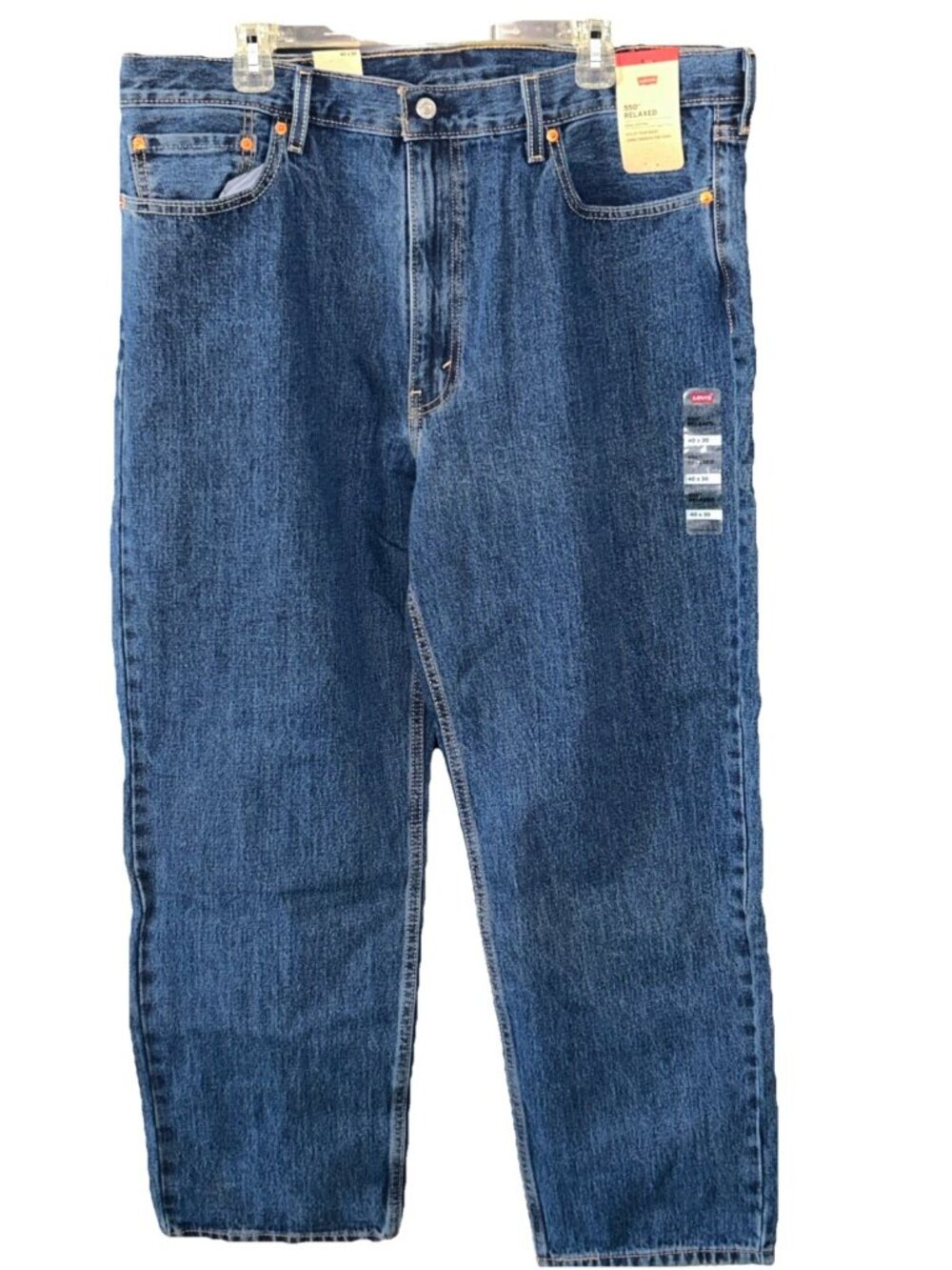 Levi’s 550 Jeans Men’s 40 X 30 Straight Leg Relaxed Cotton Denim CW2225 NWT